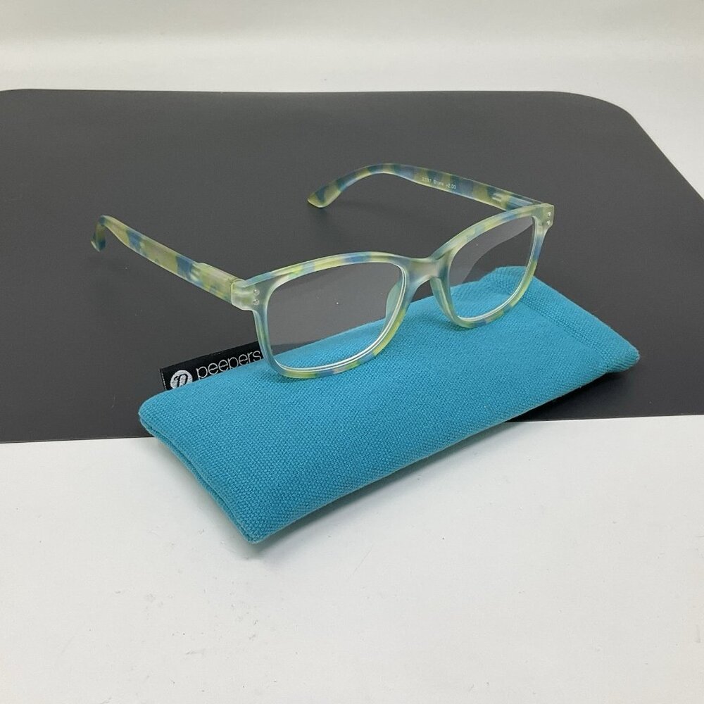 PEEPERS Reading Glasses Bronx - green +2.00